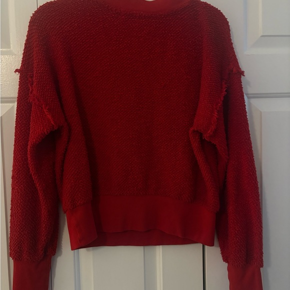T.La Women's Vibrant Red Crew Neck Sweater - Picture 3 of 6